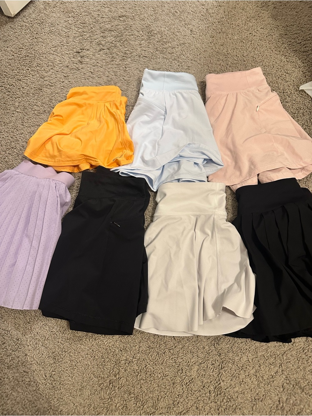 Girls Tennis Skirt - Multi-Color Options